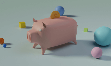 Ilustración educación financiera para niños